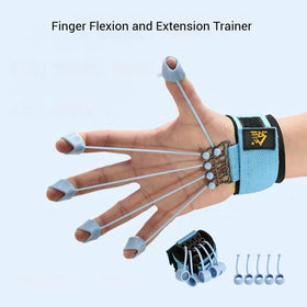 Portable Hand Gripper Silicone Finger Expander Hand Grip Wrist Strength Trainer Finger Exerciser Resistance Band Fitness